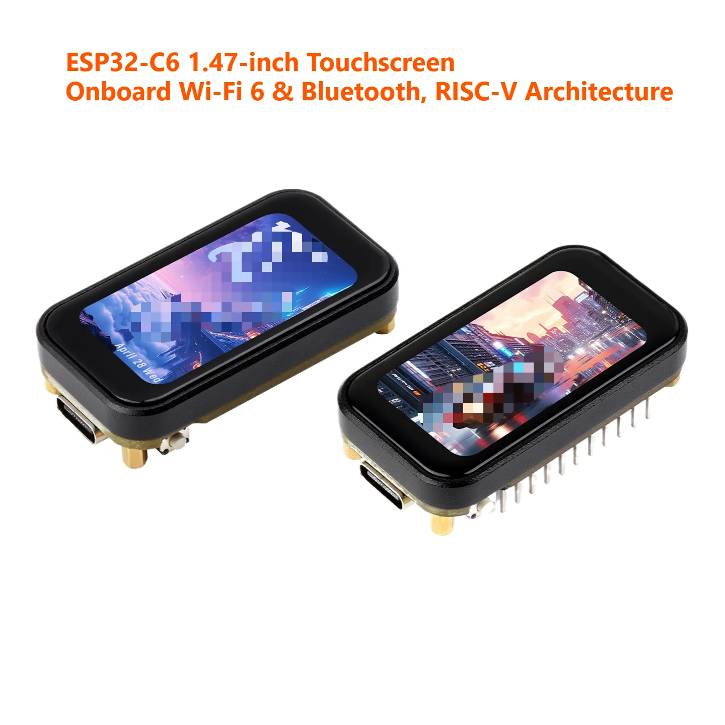 1.47 Inch Touch LCD ESP32-C6 Development Board, 172×320 Resolution, WiFi 6 BLE5, Support LVGL HMI for IoT Projects