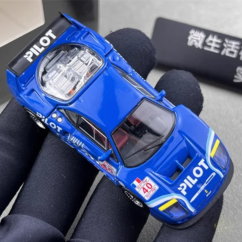 SH 1/64 Ferrari F40 LM Prachtige versie Legering speelgoed motorvoertuig gegoten metalen model geschenken