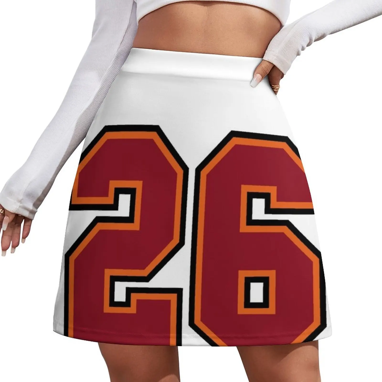 

Number 26 Sports Tampa Twenty-Six Jersey Mini Skirt Women's clothing 90s aesthetic luxury women's skirt dress women summer