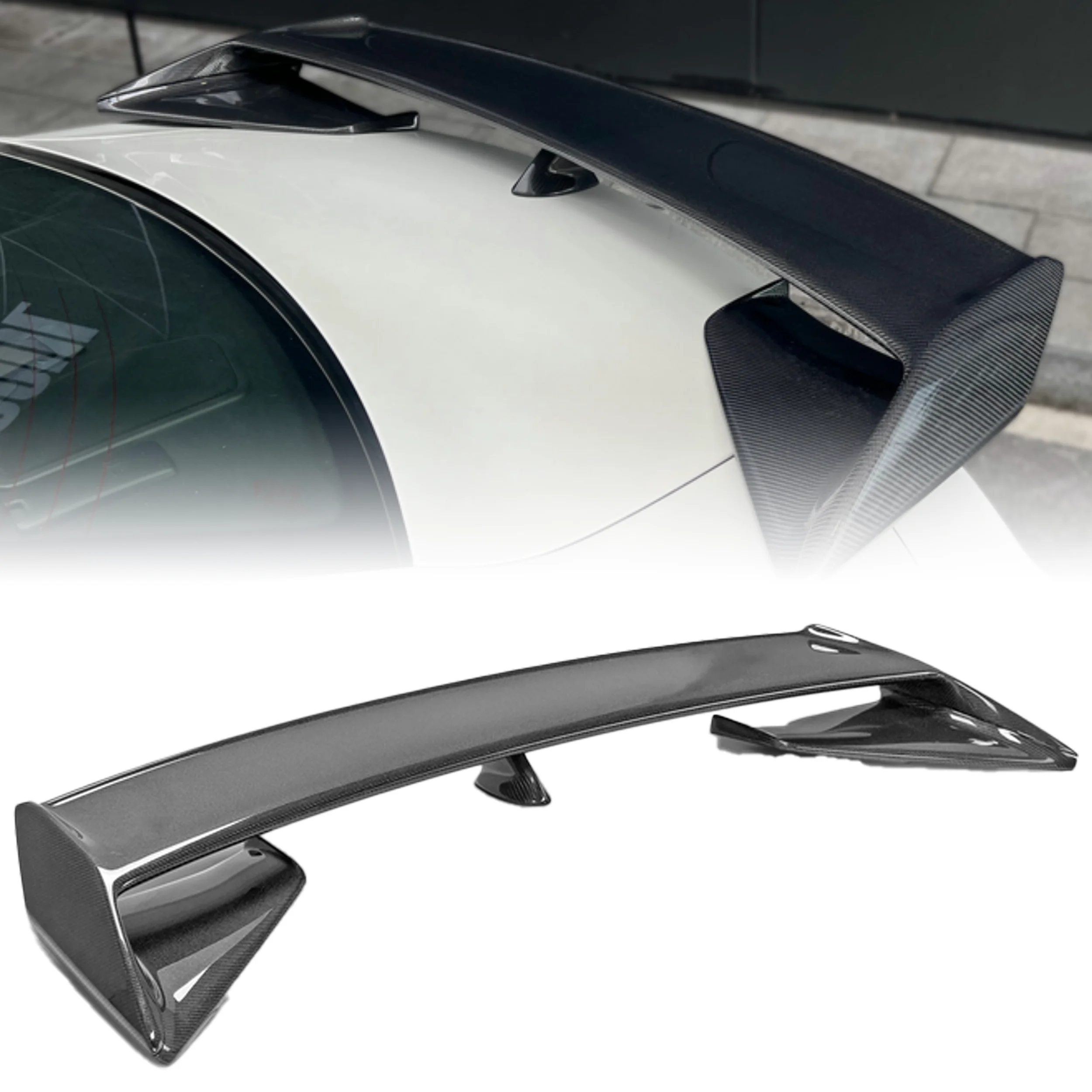 

Подходит для нового стиля, спойлер, подходящий для модели NISSAN R35 GTR 08-17, T-SPEC OE TYPE, ЗАДНЕЕ крыло, высококачественное углеродное волокно