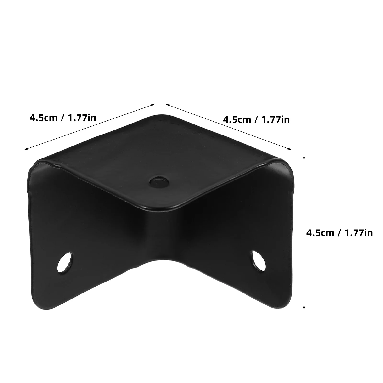 6 قطعة ملحقات حامي زاوية مكبر الصوت واقي زاوية حديدي متين لحماية لوحة باب الأثاث في صندوق مكبر الصوت #4