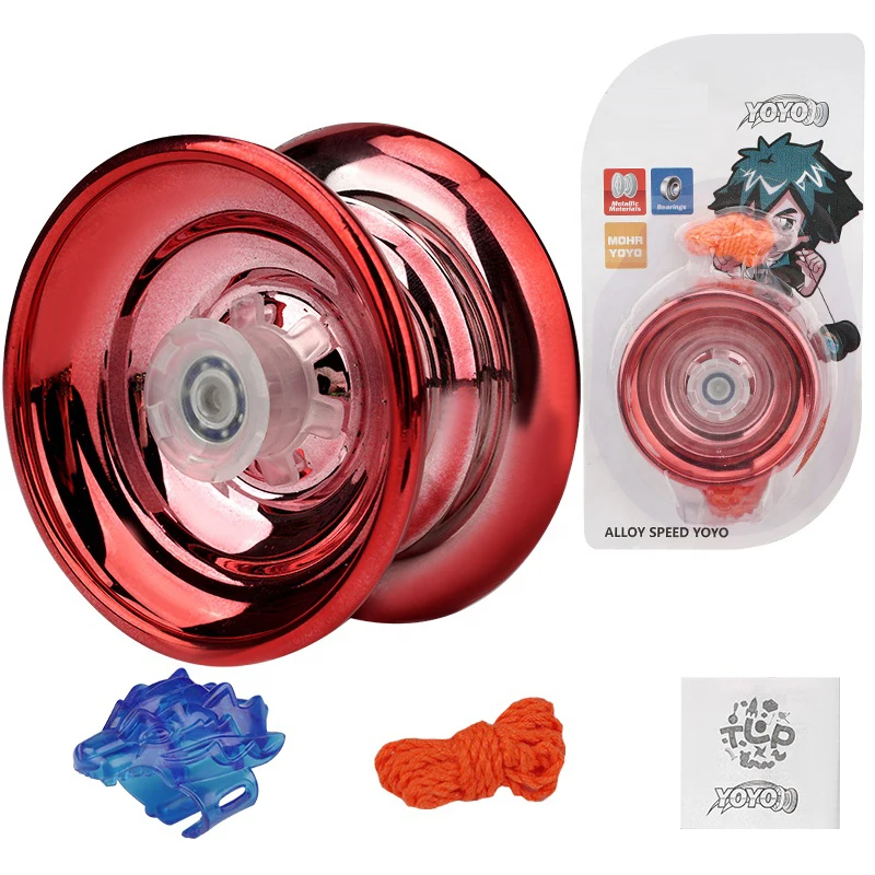 Magic YoYo Professional Aluminum Alloy Boy Classic Toy High Speed Bearing Special Prop Metal Girl Children Kid Yo-yo Adult Gift