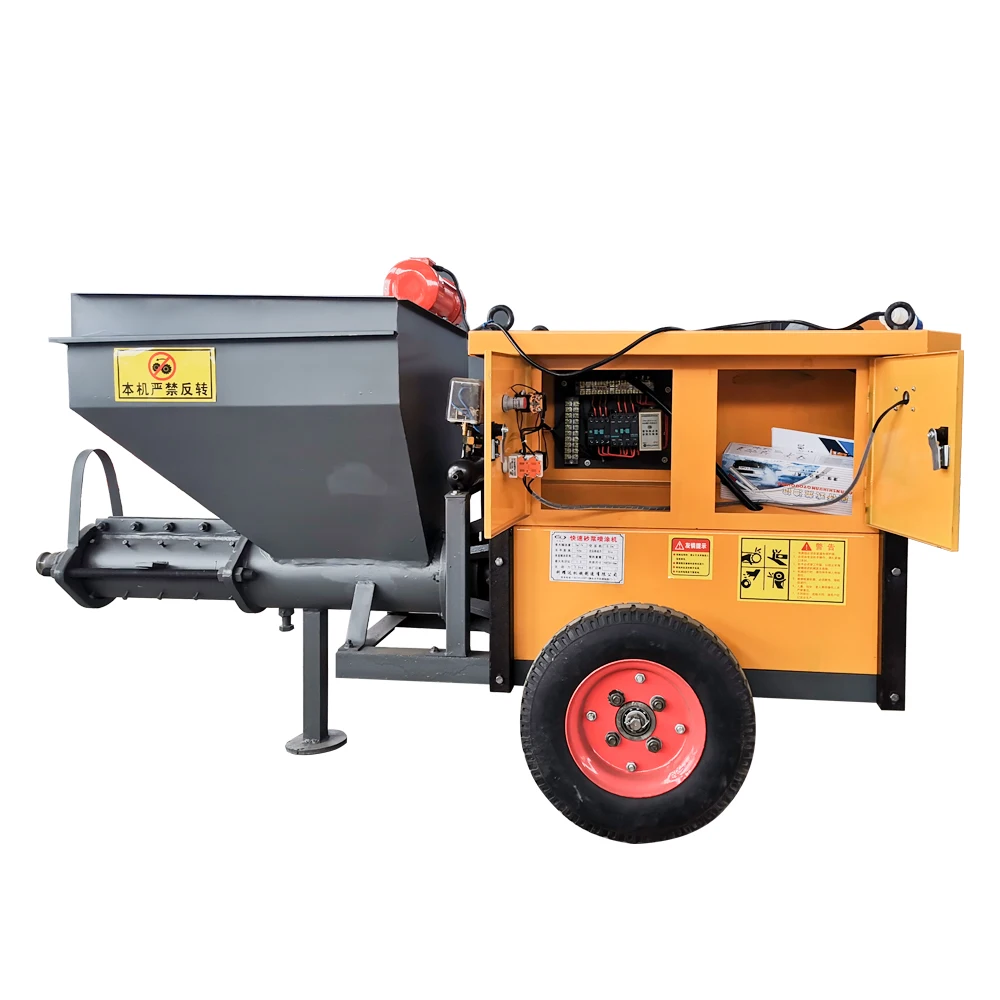 

High Quality Automatic Electric Wall Concrete Cement Plastering Mortar Plaster Spraying Machine Wall Mortar Puttly Spray Machine