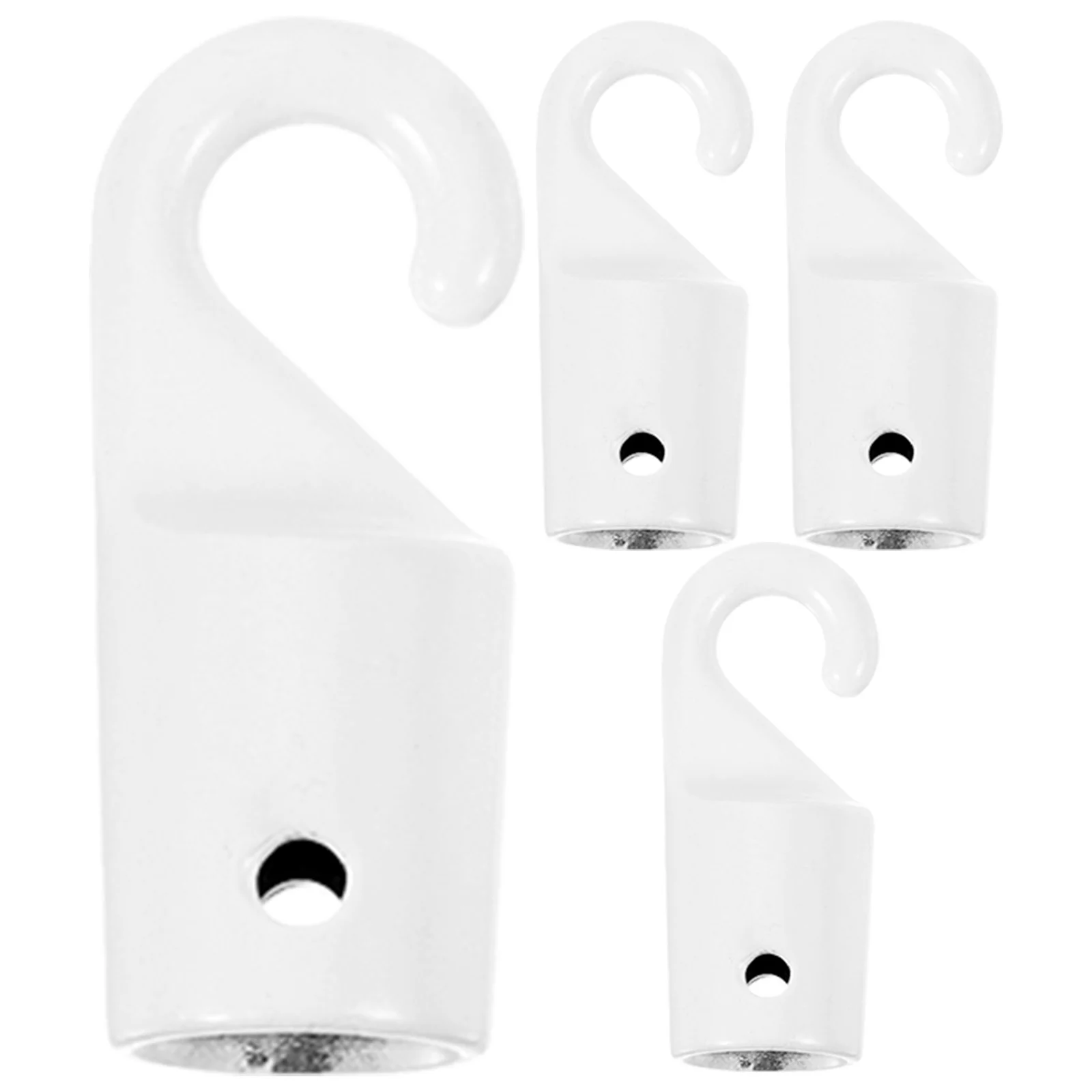 

4 Pcs Curtain Hook Bulb Vertical Ceiling Lamp Blind Wand Window Tilt Tip Replacement for Blinds Wood