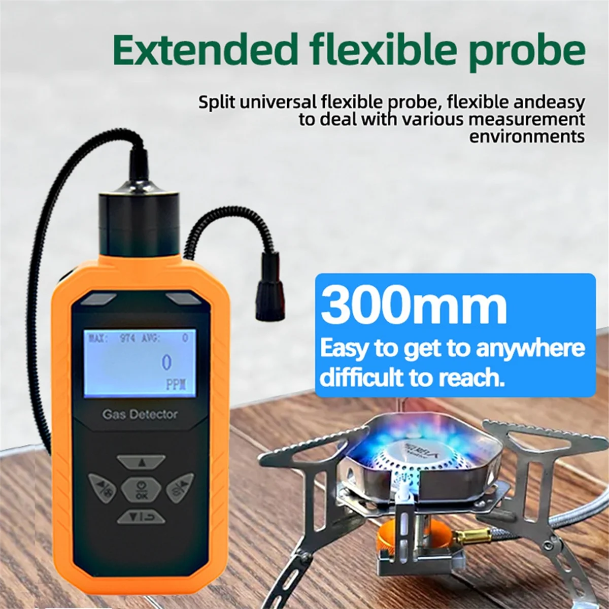

Combustible Gas Leak Detector Rechargeable Gas Detector Snif Hot sale tools ources Gas