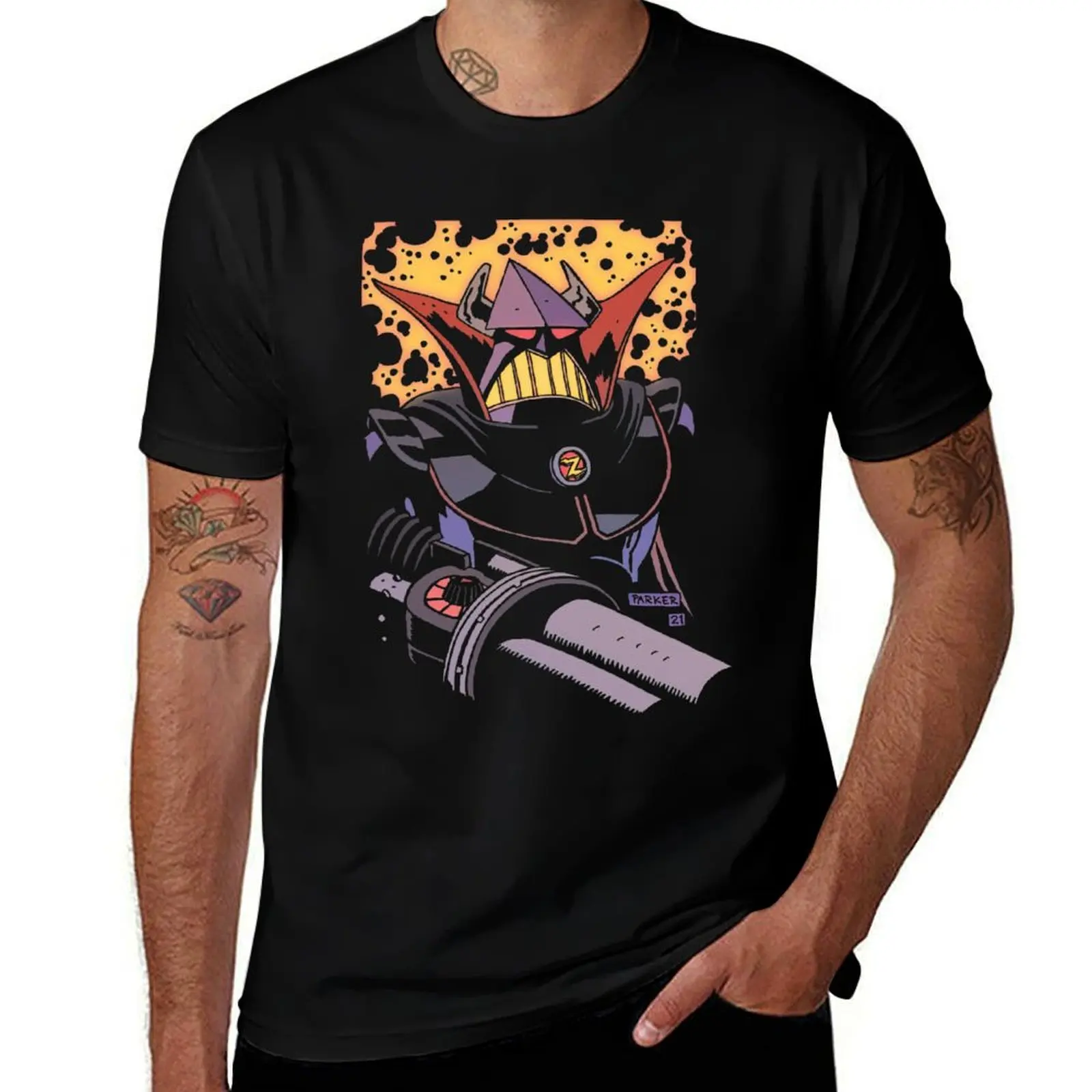 Футболка ZURG из эластичной ткани, комфортная футболка