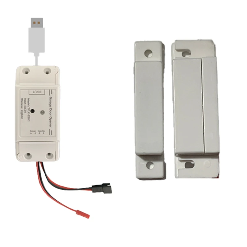 Abridor de puerta de garaje inteligente con Control inalámbrico RF433 Mhz, puerta de garaje inteligente para Alexa Yandex, fácil instalación (Tuya Wifi)