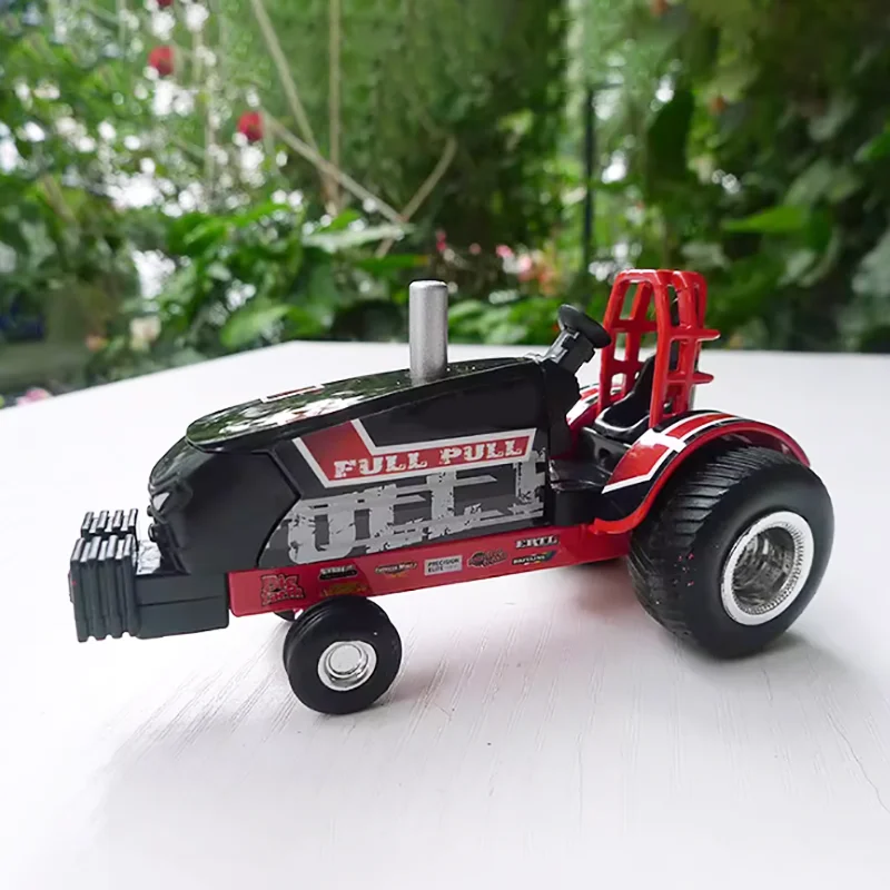 Diecast 1:64 Scale Alloy FULL Puller Tractor Model Finished Product Simulation Toy Collection Gift Static Display