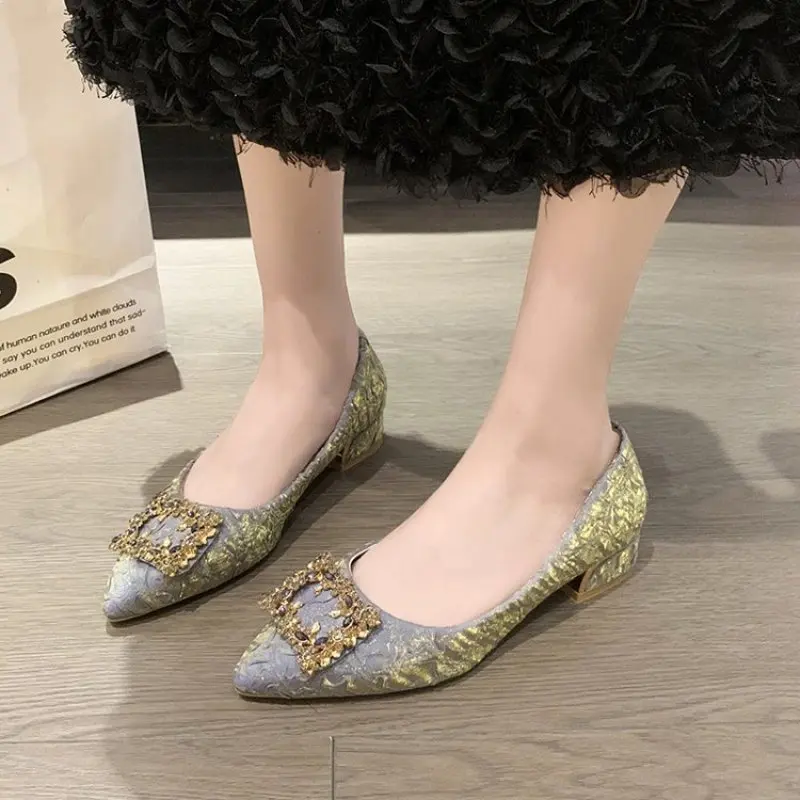 Sapato de bailado feminino dobrável, sapato de slip-on para senhoras, estilo britânico, conforto, moda, novo, tamanho 35-40, 2024