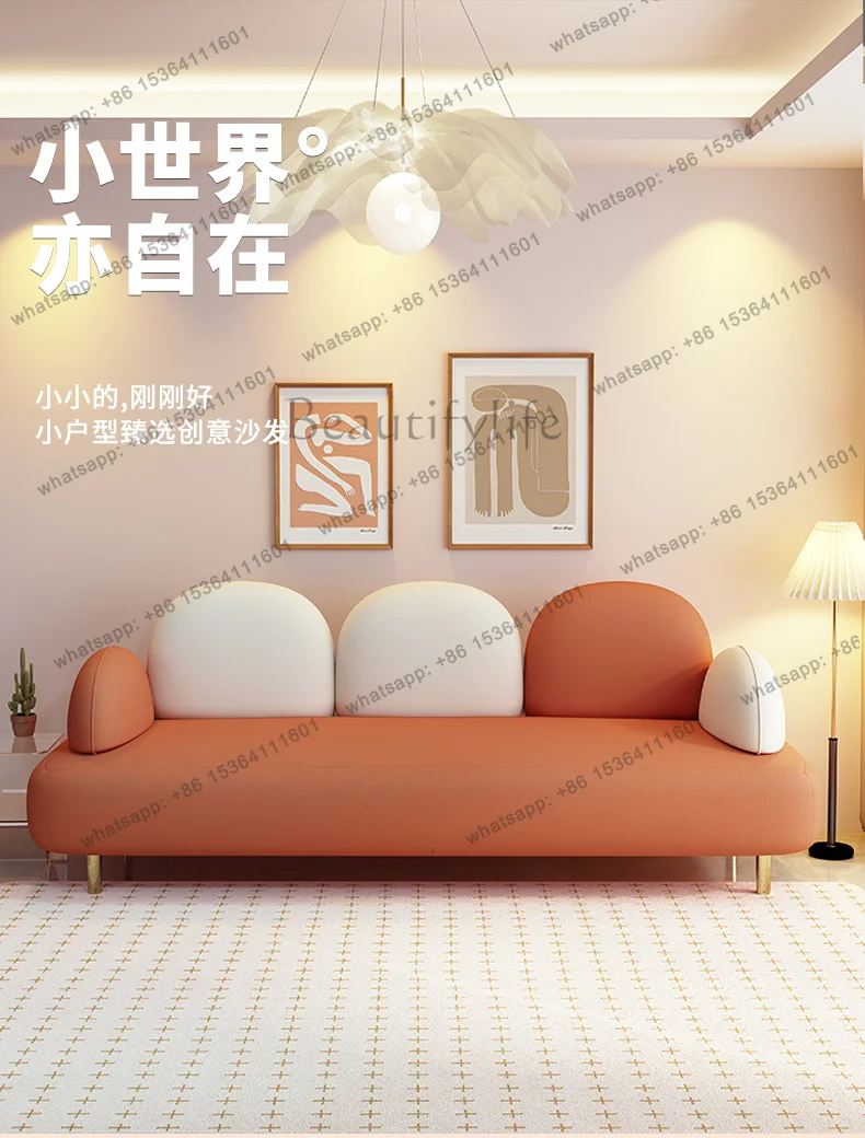 YJ Sectional Pouf Living Room Sofas Outdoor Handbags Bags For Women Outdoor Sofa Strawberry White Tumbonas Playa Home Furnitu