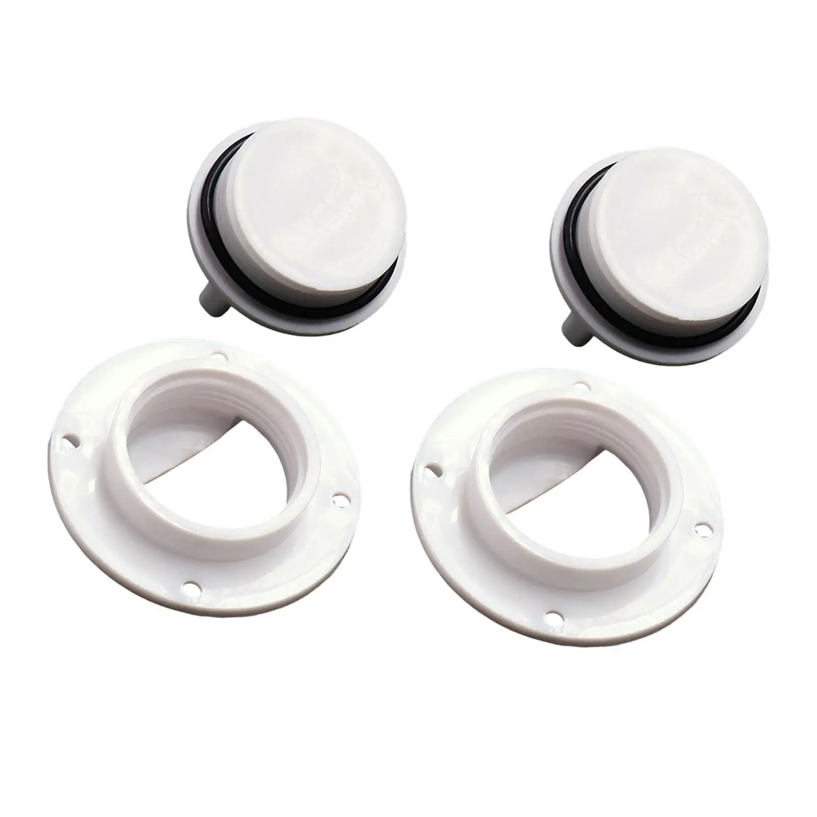 

2x 90mm Boat Drain Scupper Marine Boat Accessories Deck Drain Outlet for Beams