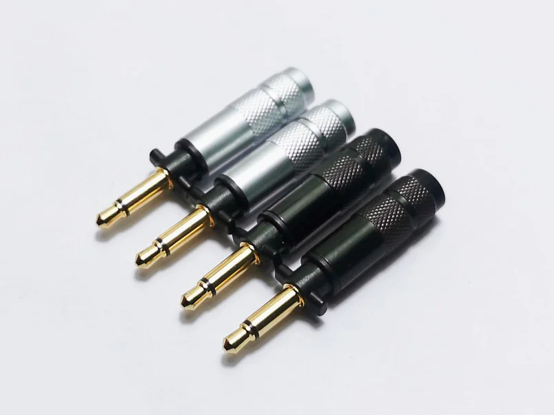 Hifi 3.5MM Mono Plug For Final Pandora SONOROUS VIII 6/8/10 D8000PRO IV VI Earphone Headphone Gold Plated Connector 6.2MM Hole