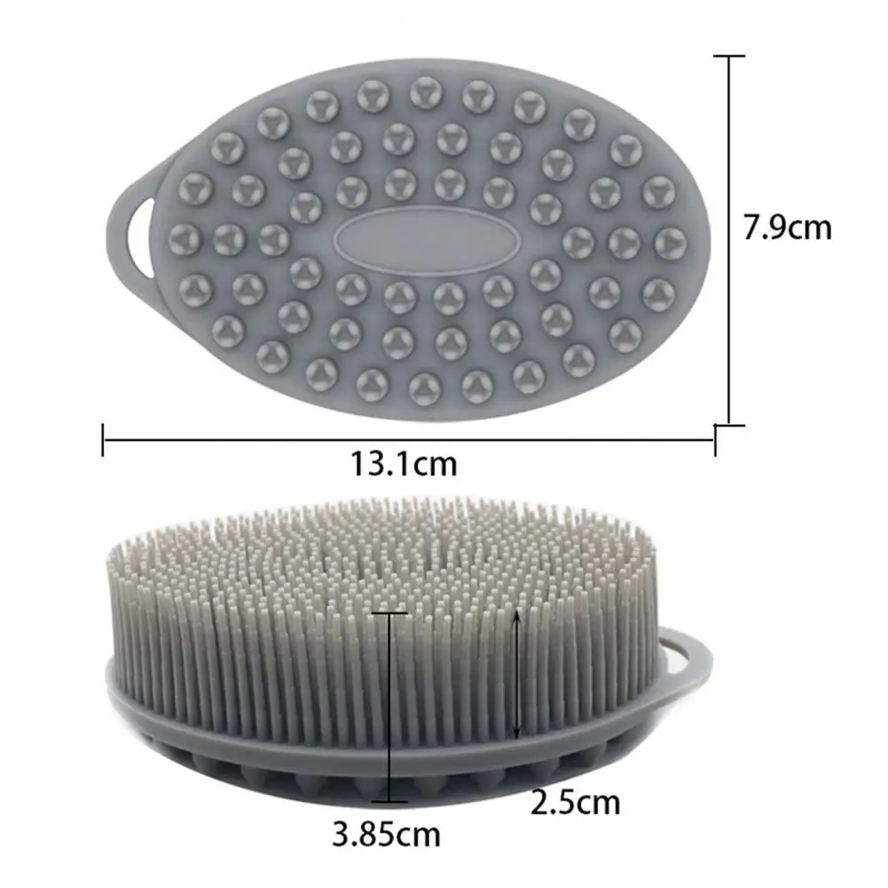 Silicone Bath Brush Exfoliate Cleanse And Reduce Waste Revitalize Skin Bath Brush for A Sustainable Lifestyle