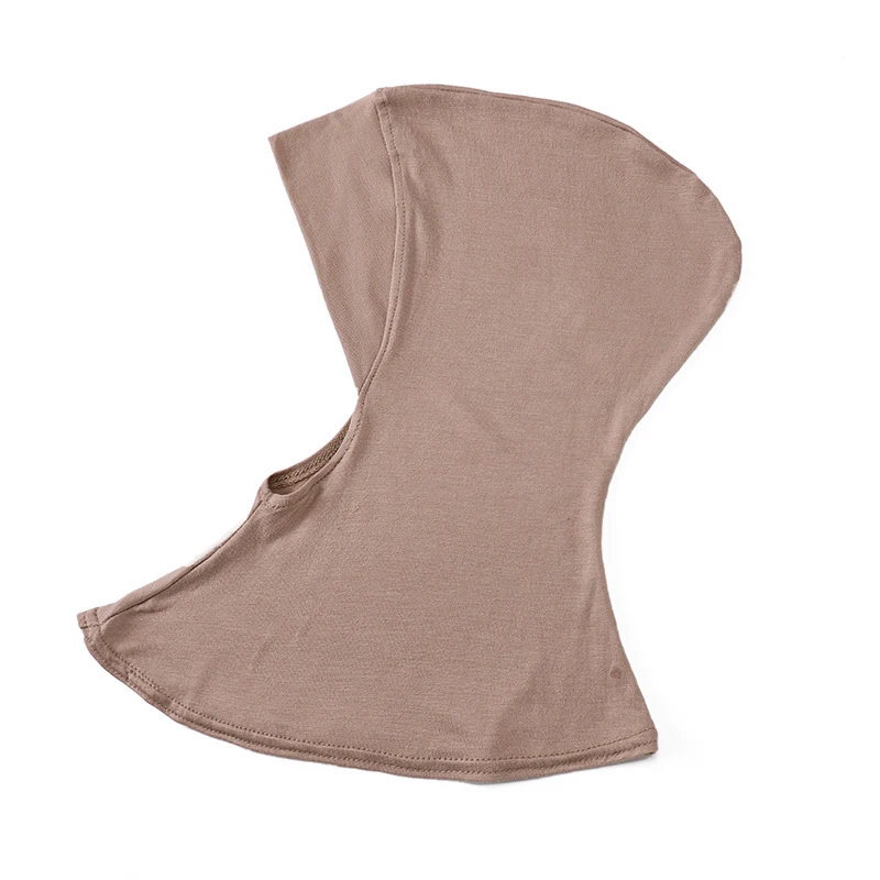 Bereit zum Tragen einer Innenkappe, Hijab für Frauen, muslimisches, solides Untertuch, Hijab, Unterkappe, Schal, Turban, Hut, islamische muslimische Hijabs, Kopfbedeckung – Detail 8