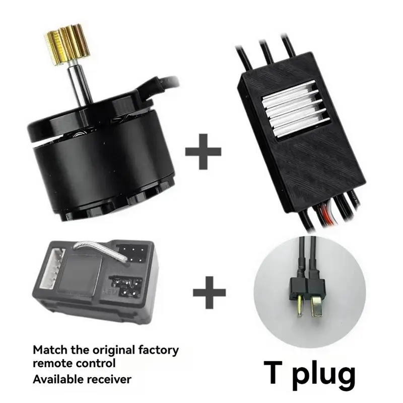 BEDW-For 1/12 RC MN Car MN300 Upgrade Kit 2322 Outrunner Motor AM32 ESC Model Power Enhancement Kit