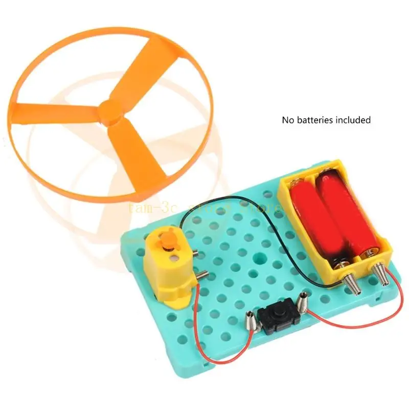 Bộ thí nghiệm khoa học DIY dành cho trẻ Bộ dụng cụ học tập mạch STEM Đồ chơi vật lý Học mạch nối tiếp và mạch song song D0UA