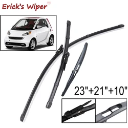 Erick's Wiper Front & Rear Wiper Blades Set For Smart ForTwo W451 Coupe 2007 - 2014 Windscreen Windshield Window Brush 23