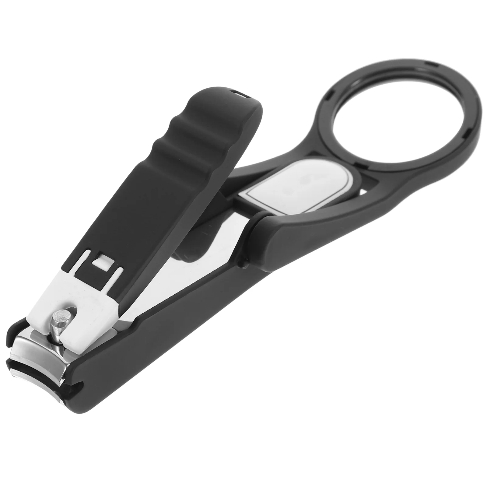 

Manicure Clippers Magnifying Glass Nail Accessories Portable Cutters Black Fingernail