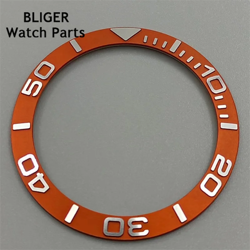 BLIGER  38mm Ceramic Watch Bezel Insert Fit 40mm Watch Case