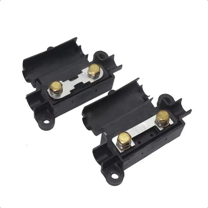 【1Set】Small Fork Bolt Fuse 30A 40A 50A 60A 70A 80A 90A 100A 110A 120A 125A 150A 200A Fuse Box Holder