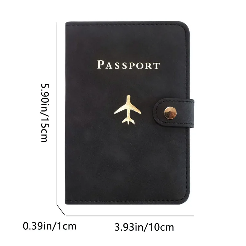 PU Passport Holder Bag for International Travel with ID Credit Air Ticket Slot Pocket Passport Cover Case Protector Sleeve