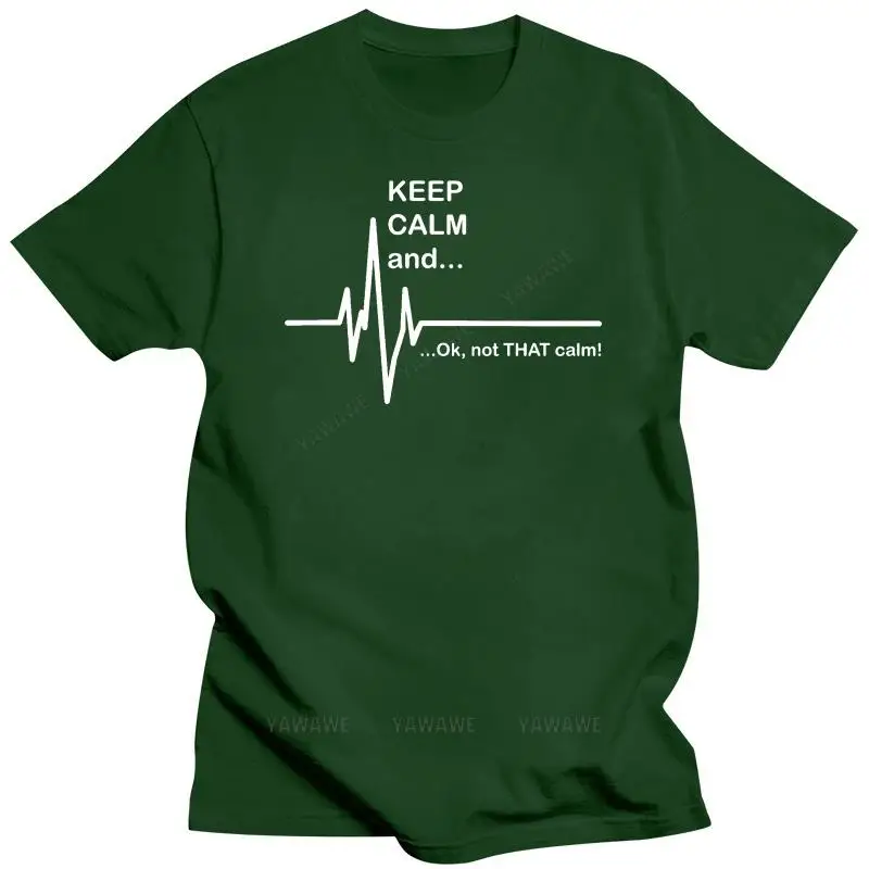 Comical Shirt s Keep Calm & Ok Not That Calm Funny Paramedic EMT T-Shirt Loose fashion Men T Shirts Homme Tees male tee-shirt