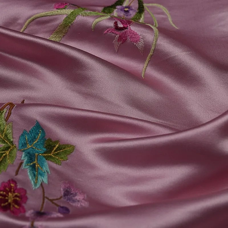

Wholesale fabrics of embroidered brocade jacquard silk traditional patterns Chinese clothing cheongsam and other garments