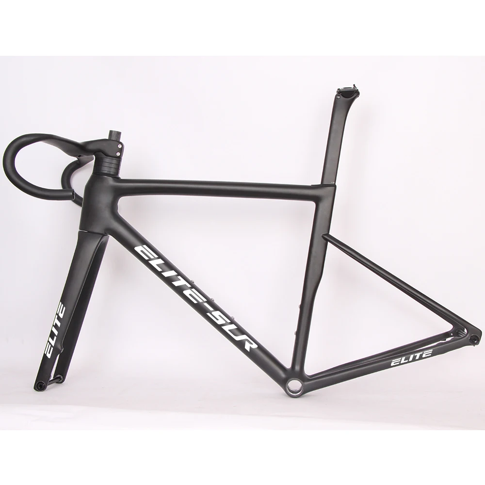 ELITE دراجة إطارات كاملة مخفية جميع الكابلات الداخلية BB68 2025 جديد وصول مكبح قرصي الدراجات أجزاء الطريق إطارات الدراجة الكربون