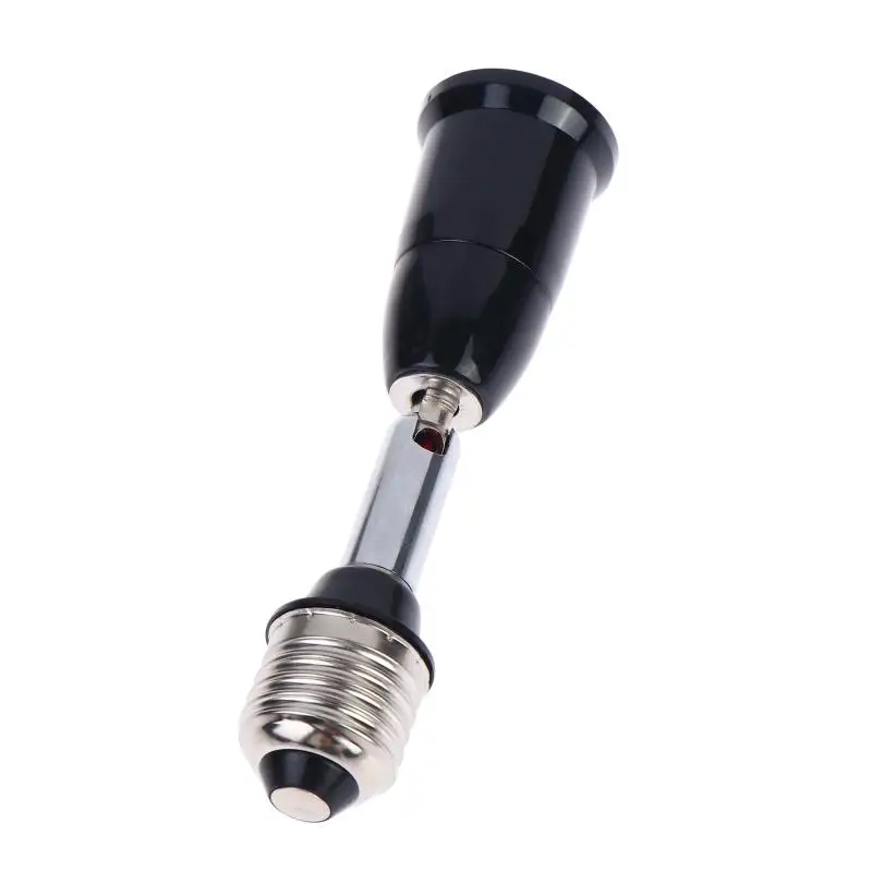 1Pc E27 To E27 LED Light Bulb Lamp Holder Flexible Extension Adapter Socket Extend Adapter Converter Wall Base Holder Screw