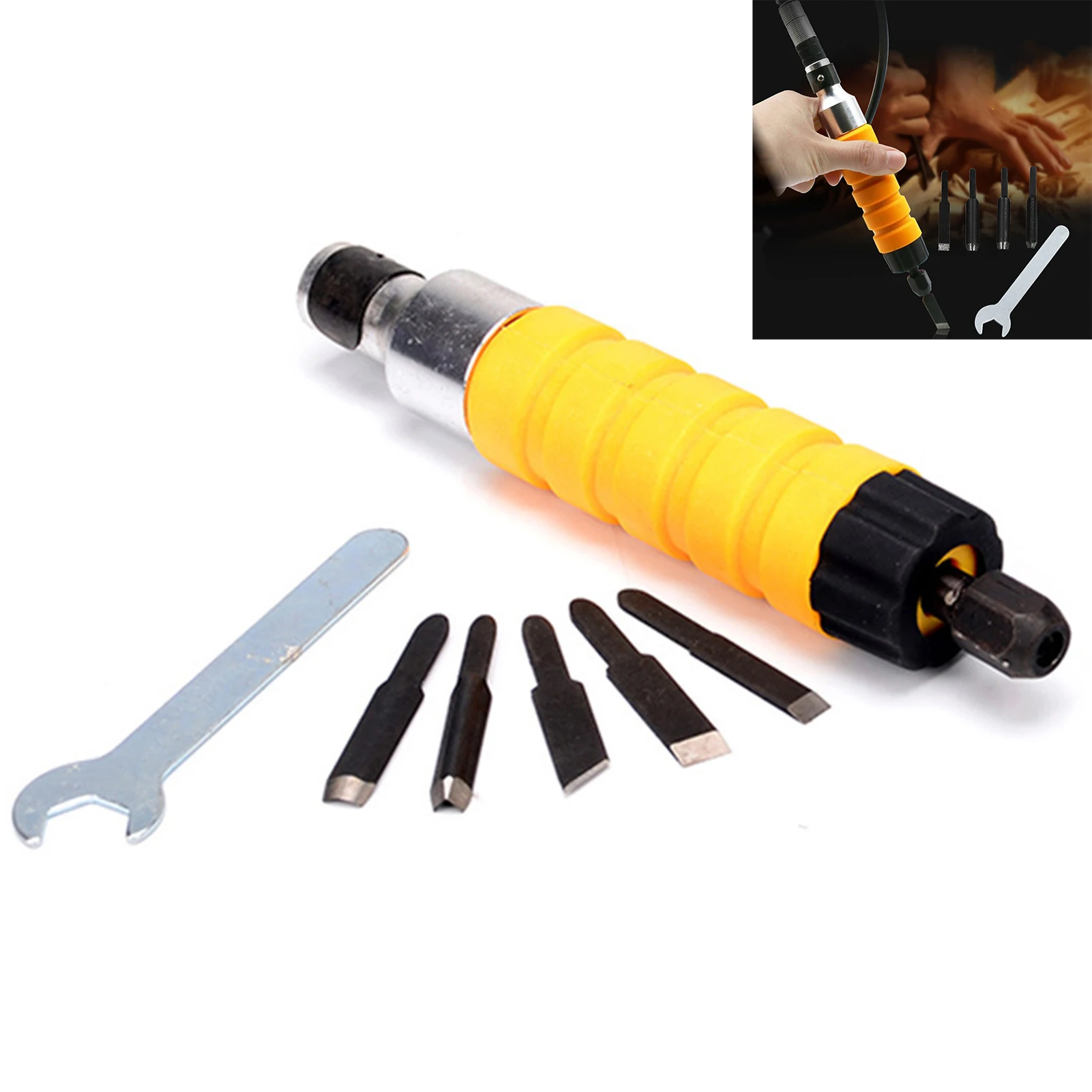 

Furniture Electric Carving Chisel Wood Carving Knife Hand Tools For Diy Crafts 1 Set Of Electric Chisel Wood Car Hand Tools