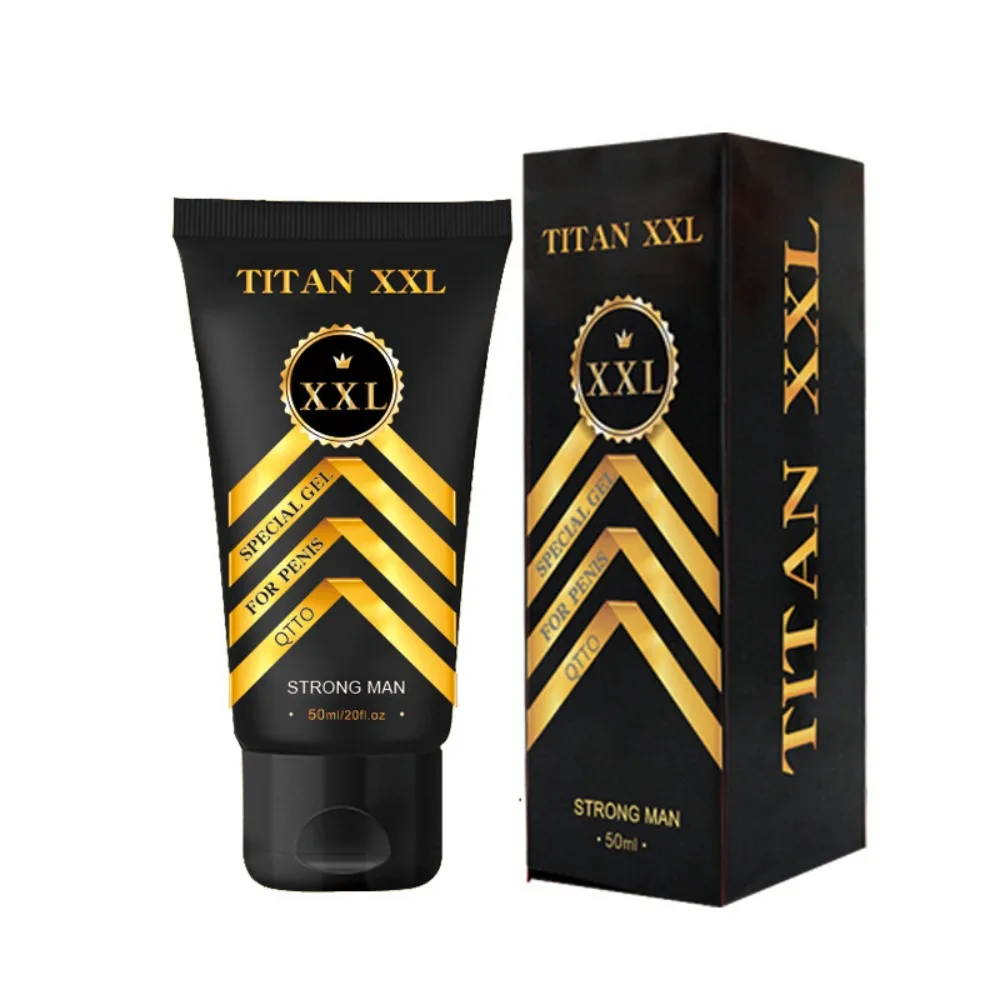 50ml TITAN XXL Men Herbal Massage Gel Hydrating Nourishing Smooth Intimate Skin Care Cream Non-Greasy Daily Topical Moisturizer