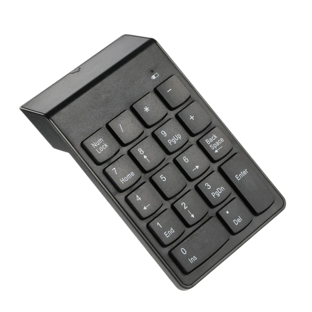 

Wireless Numeric Keypad 2.4G 18-Key Mini Number Pad For Pc Laptop Desktop Mechanical Keys Tactile Feedback