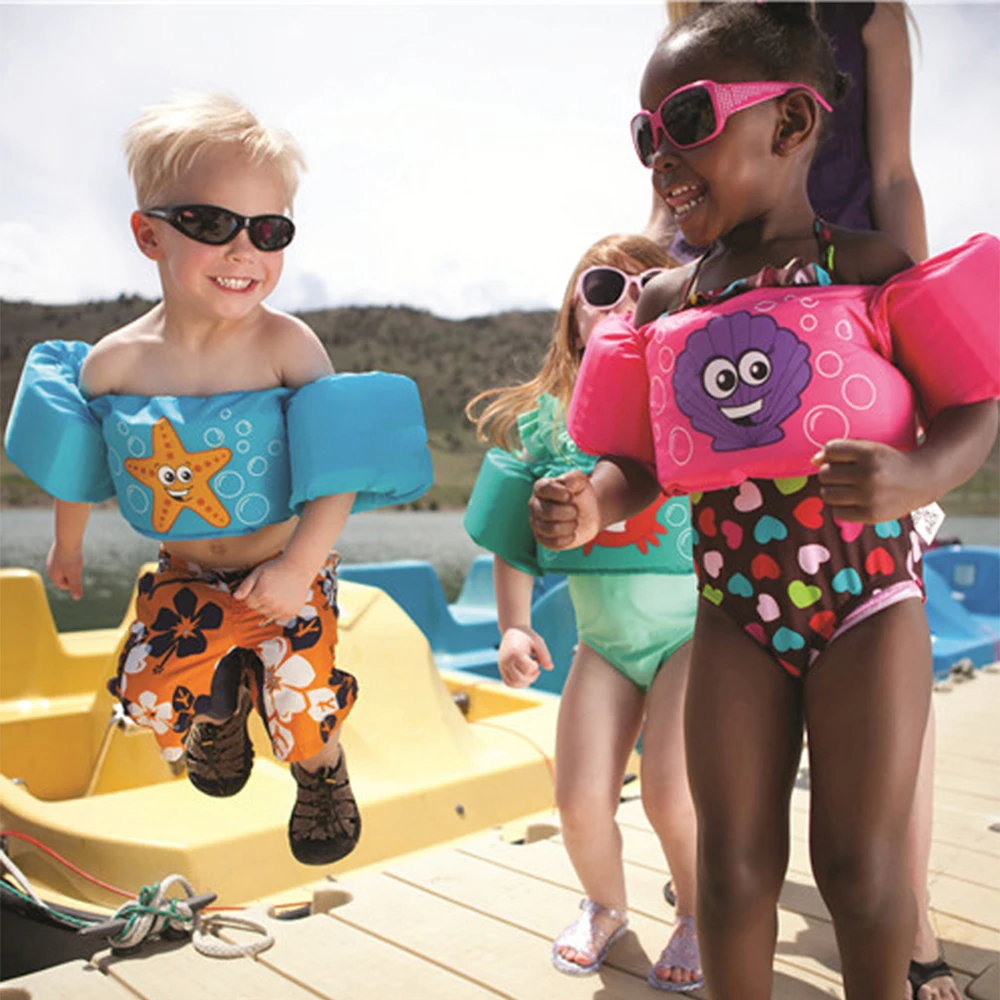 Flotador de manga de brazo para bebé, chaleco salvavidas seguro, equipo de natación para niños, brazaletes, juguetes de espuma para piscina, chaleco