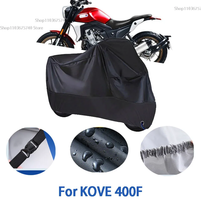 

Motorcycle Full Covers For KOVE 400F Car Outdoors Sun Protection Dust No Ear Thickened Oxford Clothcover Accessories
