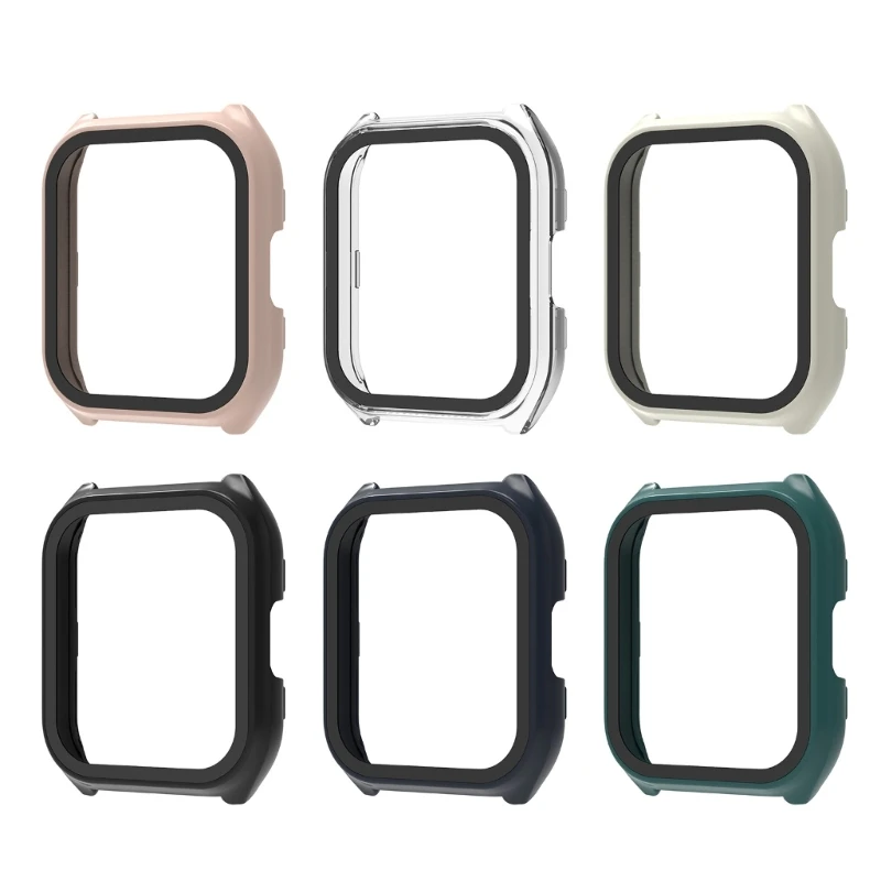 Smartwatch Frame Housing Tempered Glass Film Hard Cover Suitable for Watch 2 Screen BumperShell Protector-Shockproof