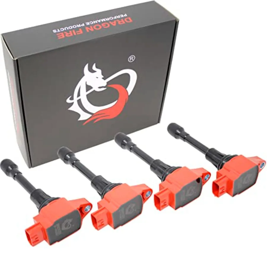

Комплект питания катушки зажигания DRAGON FIRE PERFORMANCE, 4 шт., для Nissan Altima Frontier Sentra Rogue Versa 1,6 л 1,8 л 2,0 л 2,5 л I4 E