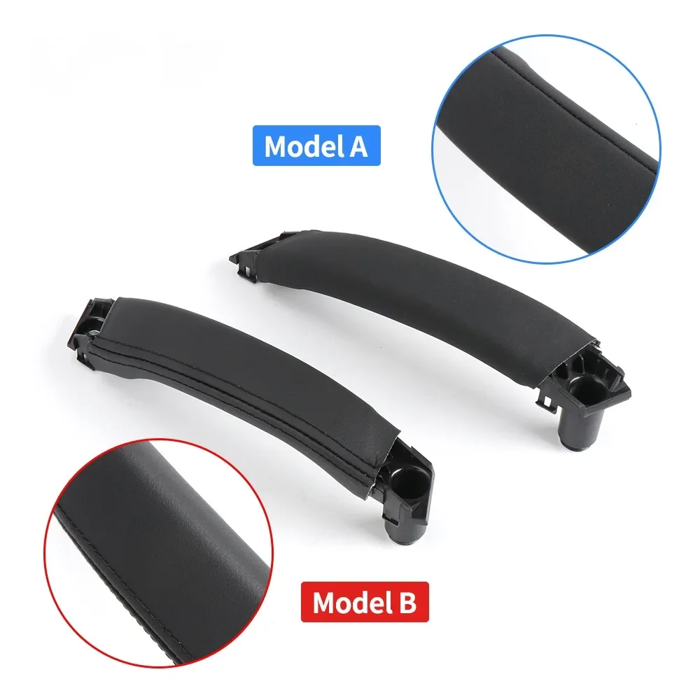 

X-T 4pcs Car Interior Door Leather Pull Handle Replacement For Land Rover Discovery Sport 2015 2016 2017 2018 2019 LR076161