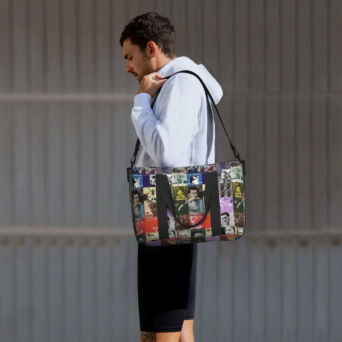 جميع ألبوم The Smiths Music Band حقيبة سفر للشاطئ ذات سعة كبيرة لصالة الألعاب الرياضية والنساء حقيبة كتف واق من المطر للتسوق #4