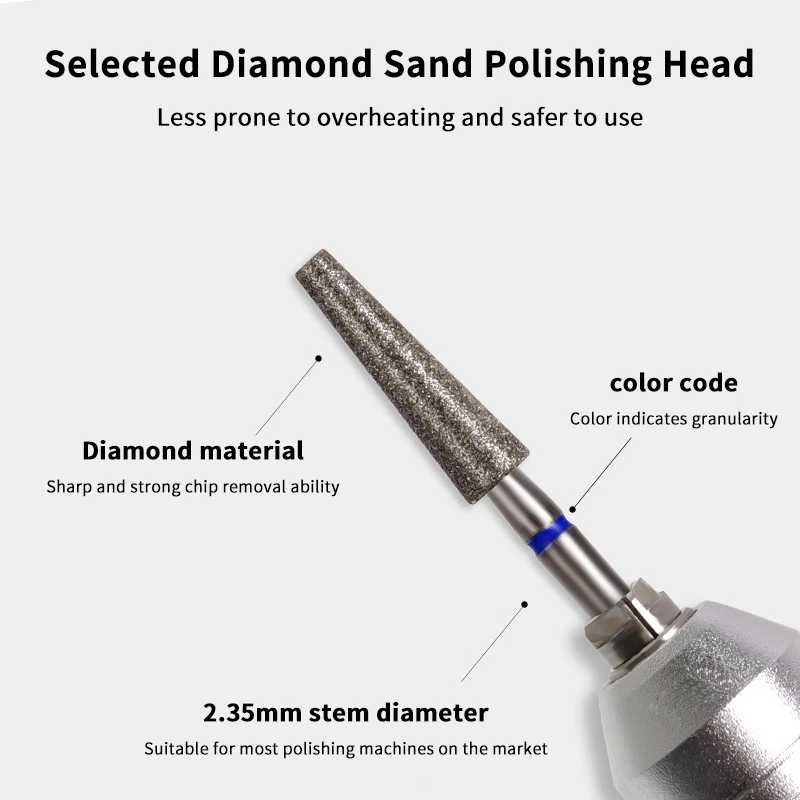 네일 드릴 비트 전기 네일 드릴 용 밀링 커터 죽은 피부 제거 매니큐어 기계 네일 파일 액세서리