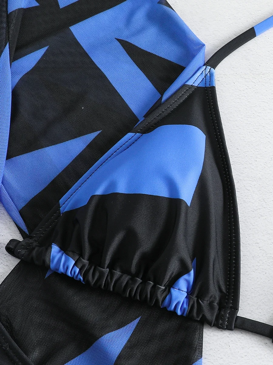 3 Pieces 2025 String Printed Batwing Long Sleeves Drawstring Kimono Beach Swim Vcay Ombre Drawstring Cover Up Ladies Tops