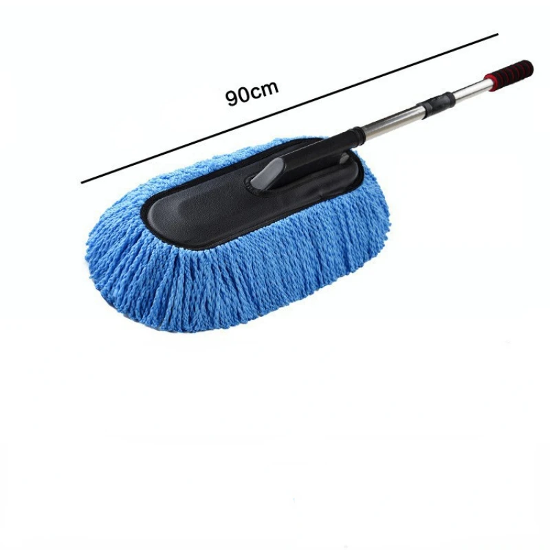 Large Car Wash Mop Cleaning Brush Telescoping Long Handle Cleaning Mop Retractable Bent Bar Car Wash Brush Car Cleaning Tools