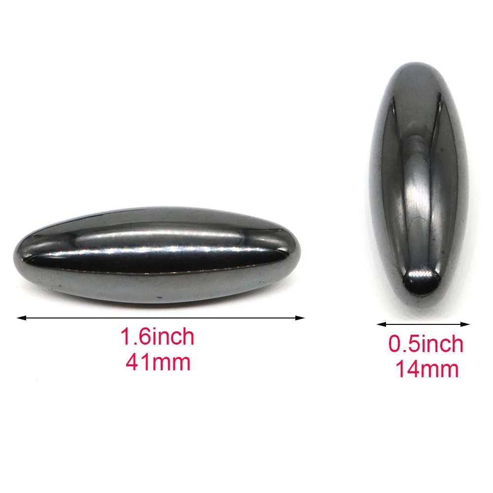Natural Hematite Plating Lodestone Magnetite Tumbled Stone