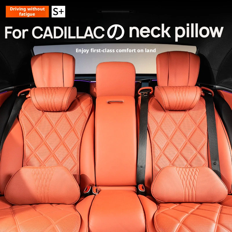 Car headrest neck protection seat For Cadillac XT5 XT6 Escalade CT6 LYRIQ All Season Use Car Interior Accessories