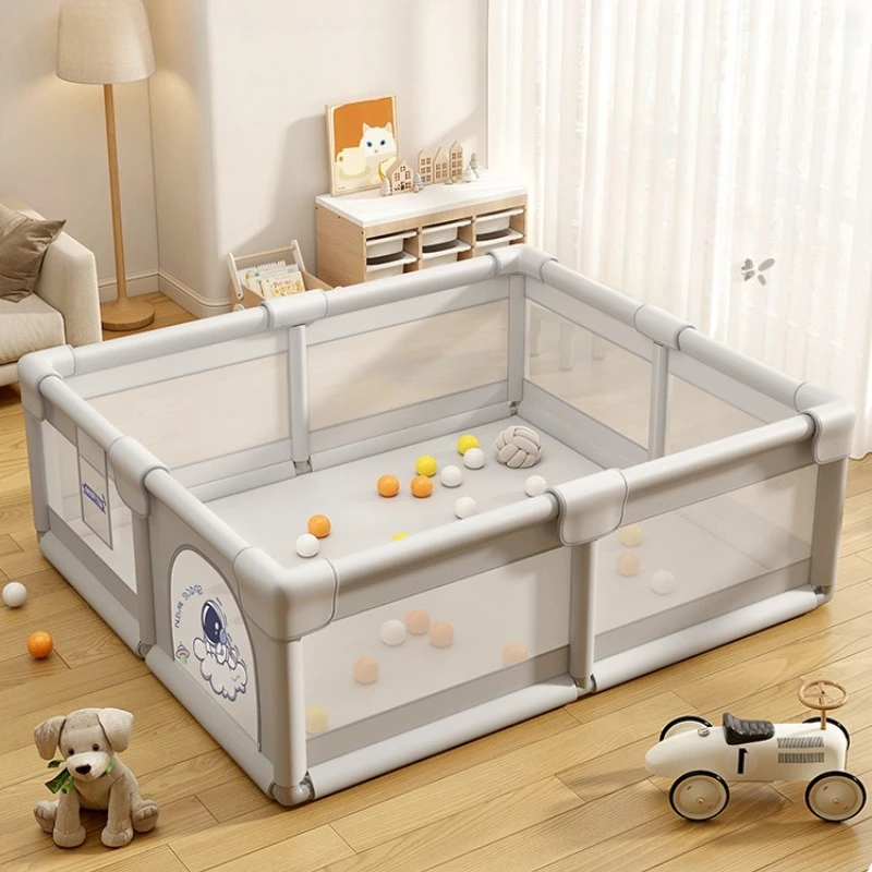 

Baby Playpen Play Yard Safety Gate Indoor Living Room Thick Crawling Mat Foldable Portable Toddler Fence Baby Playpen Bebe