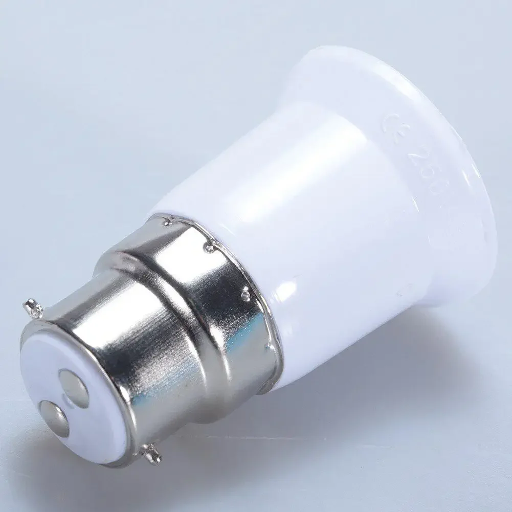 B22 ke E27 Bulb Adapter dudukan lampu Converter Base Bulb Socket Adapter Converter Lamp Holder