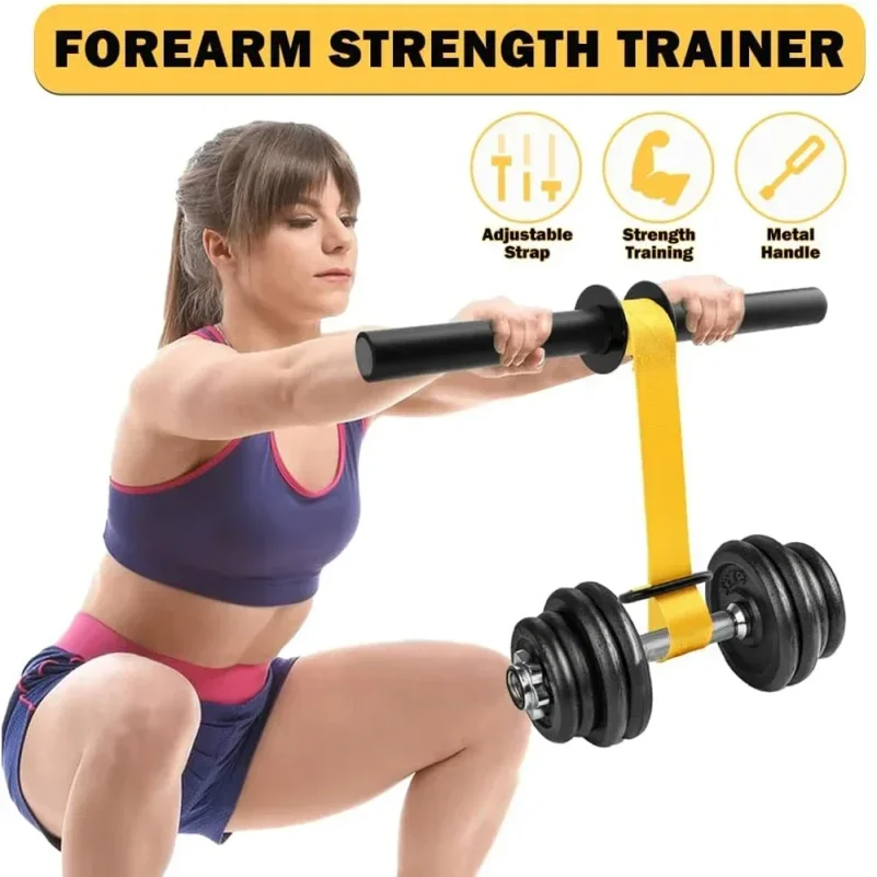 調整可能な前腕筋力トレーナー、ホームワークアウト用リストロー - Wrist Roller Forearm のレビューと価格