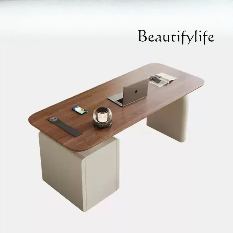 

Кремовый стиль, Роскошный домашний письменный стол, компьютерный стол, дизайнерский угловой стол в стиле ретро