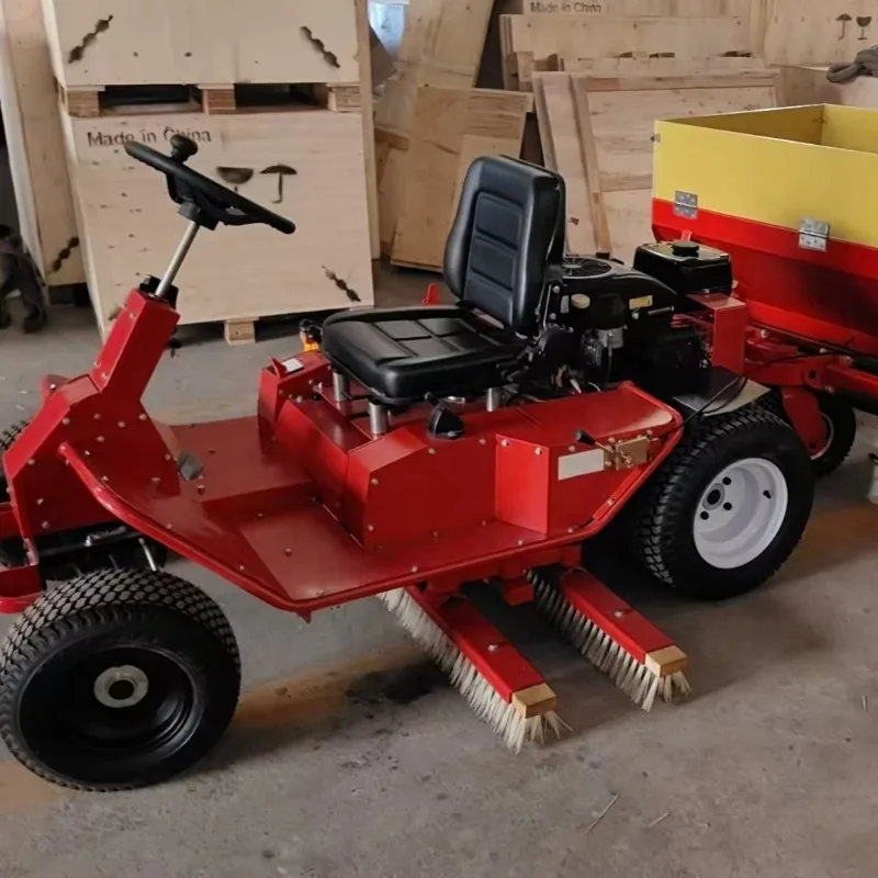 Automatic equipment Artificial grass sand brushing rubber particle filling machine Football field Sports field maintenance