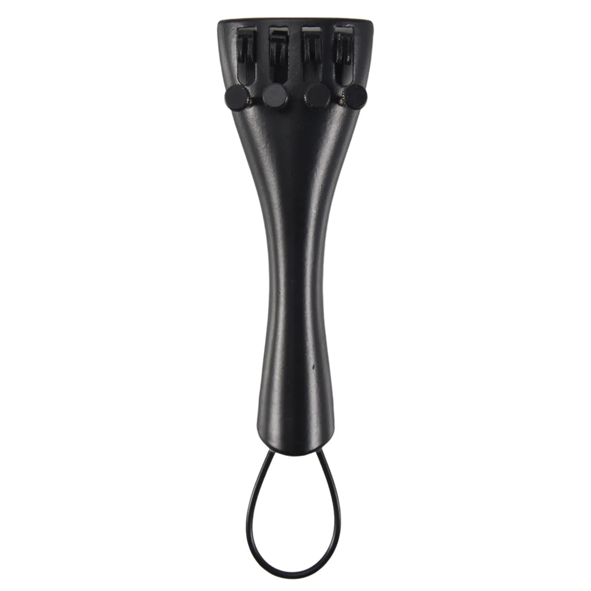 AT413/4 4/4 Viool Fiddle Staartstuk Hill Style met 1 stks Tailgut Tailcord 4 Fijnstemmers Aluminium Duurzaam Sterk