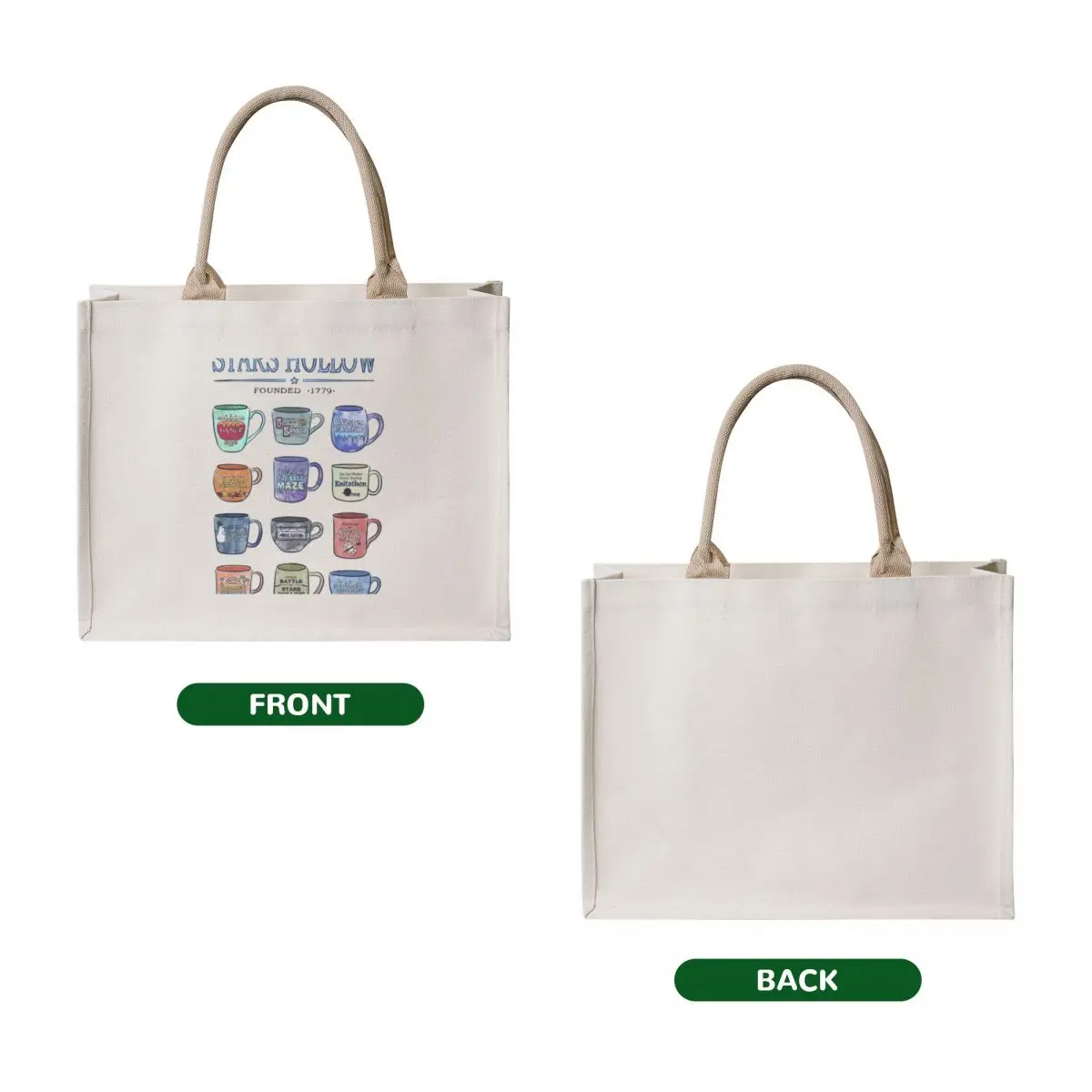 Star Hollow Autumn shirt Tote Bag large tote bag tote bag custom bags men